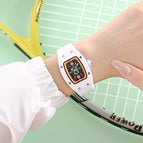 New Women's Candy Series Watch Genuine Diamond Square Waterproof Fashion Luminous lady quartz Watch 8084B
