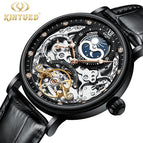 KINYUED automatic tourbillon men's mechanical watch multi-function luminous waterproof sun and moon watch JYD-J055