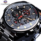 Forsining New Hot Selling Waterproof Multifunctional Mechanical Watch Men's Fashion Automatic Mechanical men Watch SLZe168
