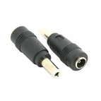 50pcs NEW Free shipping DC power plug adapter 5.5 * 2.1 Female to 5.5 * 2.5 Male for Lenovo Asus Toshiba 5.5x2.1mm to 5.5x2.5mm