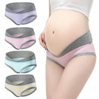 4PCS/Lot High Quality Pregnant Women Panties Pregnant Underpants Cotton Low-waist Briefs U-shaped Maternity Panties Females Underwear