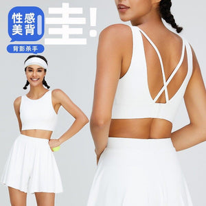 New High-Strength Sports Bra Underwear Women Seamless running dancing Yoga Vest Beauty Back Fitness Bra top