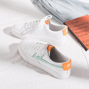 New women canvas white shoes sports dancing traveling causal shoes WXY-A948MJ