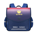 Horizontal schoolbag children's primary school students' spine protection shoulder bag boys and girls gradient color