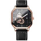 KIMSDUN men's casual watch Square Non-Mechanical Watch Waterproof Fashion  Men's Watch Sports Quartz Watch K-2168B