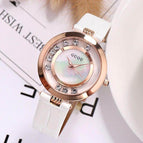 Fashion GUOU 8039 Full Steel Glitter Diamond Ladies Watch Women Watches Women's Watches Gift Clock