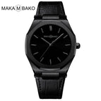 2022 new Japanese Movement Men's watch top leather strap leisure fashion trend waterproof watch m-5015p