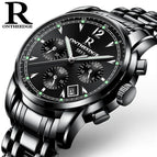 Ontheedge rzy026 steel case steel strip multi-functional steel watch men's genuine quartz 6-pin wholesale business Watch