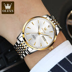 OLEVS watch for men automatic mechanical watch fashion simple waterproof men's watch quartz watch men 6635NL