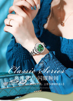 OLEVS Watch for women Diamond inlaid Quartz Watch Simple fashion waterproof Women's Watch 9945 women