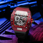 KIMSDUN Multifunctional Bucket Type Fashion Sports Watch Men's Miller Calendar Quartz men's casual Watch K-2013B