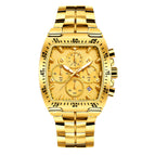 WWOOR Fashion Seven-Pin Steel Belt Waterproof Men's Watch Quartz Movement Calendar quartz men watch 8836