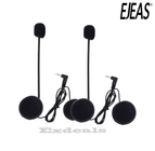2PCS 3.5MM EJEAS V6 V6 Pro Accessories Earphone Speaker Microphone For Vnetphone V4/V6 Motorcycle Helmet Bluetooth Intercom