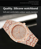 Pintime Starry Diamond Watch Large Dial Full Diamond men and women quartz Watch PT2590