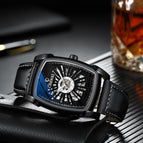 CHENXI Men's Watch Automatic Mechanical Watch Douyin hot sale Square Hollow Mechanical Watch 8809