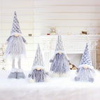 Christmas new telescopic rod faceless doll window Christmas decoration supplies dwarf Santa Claus Christmas decoration supplies