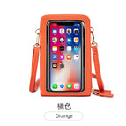 Touch screen messenger mobile phone bag female 2022 new trendy multi-functional fashion simple shoulder small bag mini mobile phone bag SJ617