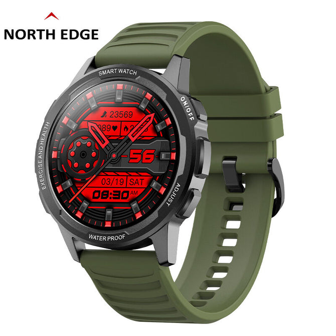 North Edge NL15 New 1.32 inch Touch Screen Sport Health Heart Rate Blood Pressure Blood Oxygen For IOS Android