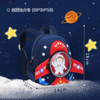 Kindergarten schoolbag toddler bag lightweight children's backpack anti-lost children's schoolbag diving material aircraft schoolbag 6071