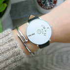 Punk Style Korean Concept Fashion Woven Mesh Strap Youth Watch Boys and Girls Canvas Strap Quartz Strap Turntable Fashion Watch 9002