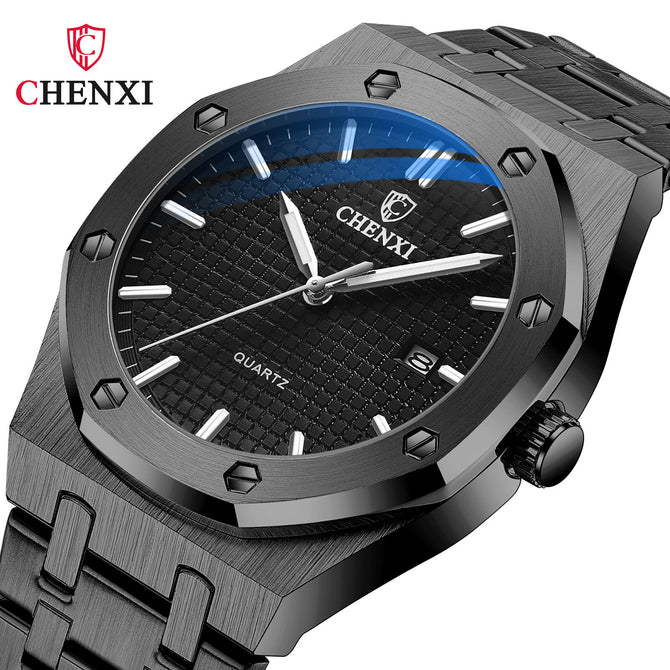 CHENXI Strong Luminous Waterproof Men's Watch Stainless Steel Fashion Trend Watch CX-8248