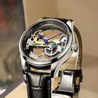 Automatic hollow mechanical watch male Korean fashion waterproof men's mechanical watch AL-8625
