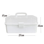Desk Organisers Transparent Desktop Storage Box Large Capacity Stationery Box Tape Stickers Organizers Desk Organizer Medical Kit