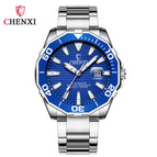 CHENXI Fashion Hipster Watch Stainless Steel Business Quartz Watch 8205 Creative Watch Men