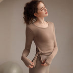 Running blouse fitness clothing suit sports top 2022 new yoga clothing women's loose and thin long sleeves 210