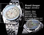 New Jaragar men's fashion leisure hollow multi-functional large dial Automatic mechanical men casual watch SLZf64