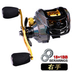 PROBEROS new metal water drop wheel 18+1 axis fishing reel micro object wheel sea fishing wheel fishing wheel
