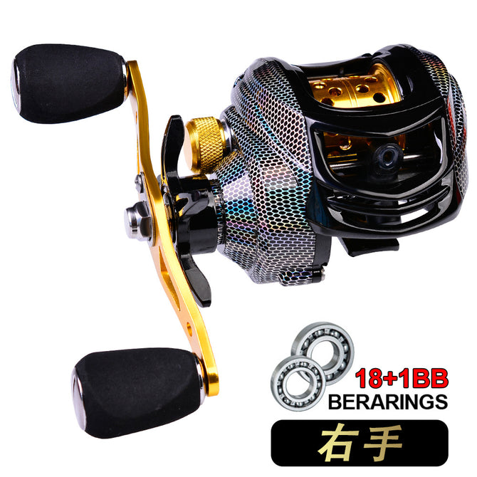 PROBEROS new metal water drop wheel 18+1 axis fishing reel micro object wheel sea fishing wheel fishing wheel