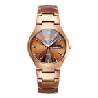 WLISTH Couple Watches Fashion Casual Quartz Watch for Lover Men Women Wristwatch Tungsten Steel Diamonds Luminous Lover's Gift Q356