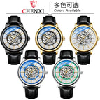 Chenxi new automatic hollow mechanical watch men's men's luminous waterproof watch CX-8823
