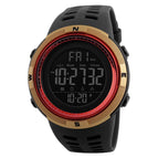 SKMEI Famous Luxury Brand Mens Sport Watches Chrono Countdown Men Waterproof Digital Watch military Clock 1251