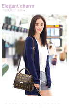Niche messenger bag 2022 new small square bag retro large capacity women's bag fashion all-match commuter shoulder bag 3781