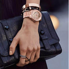 GEDI 2945 Fashion Casual Watch Hot Sale Women Elegant Luxury Diamonds Rhinestones Stainless Steel Waterproof Ladies Analog Quartz Wristwatch