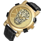 SKONE Watch for men Simple fashion unique special design Men's Watch Skull Round Quartz Watch Men 9479