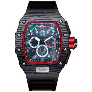 KIMSDUN multifunctional barrel-shaped fashion sports watch men's automatic mechanical men's casual watch K-2013A