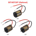 55T 45T 35T Brushed Crawler Electric Motor 540 Brushed Motor for 1/10 Off-Road Rock Crawler Climbing RC Car Brushed Motor