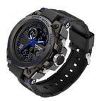 2019 Sanda Men's Watches Black Sports Watch LED Digital 3ATM Waterproof Military Watches S Shock Male Clock 739