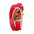 MISSFOX Watch for women exquisite retro ladies snake design design high-quality fashion lady quartz watch 2749
