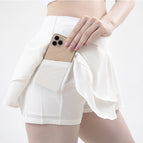 2023 Short Yoga Sports Skirt Women's Running Fitness Pocket Tennis Skirt Golf Skirt DQ053