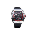 Men's watch 6-Pin Running Seconds Quartz Men's Watch European Barrel-Shaped Watch Multifunctional Watch 9791