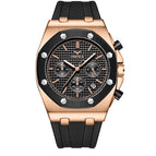 ONOLA ON6807 men's watch Classic Fashion Best-Seller Multi-Function Quartz Watch Men's Silicone Watrproof casual Watch