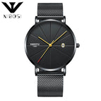 NIBOSI 2321 Ultra Thin Fashion Men Watch Top Luxury Brand Business Quartz Watches Waterproof Sports Watch Men Clock
