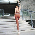 Women's Yoga suit two piece outdoor running Yoga suit y26s0071 + y26k0387