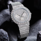 PINTIME men's watch Diamond-Embedded Starry Small Three-Pin Large Sports Waterproof Quartz men Watch PINTIME New Men Watch Two-Way Movement Leisure Men's Leather Belt Watch Automatic Mechanical Watch PT007