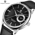 Pagani Design New men's quartz watch waterproof fashion leather men's business watch 1654