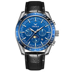 ONOLA ON6835 Men's watch Multi-Function Automatic Mechanical Leather Watch Men Watrproof Watch casual